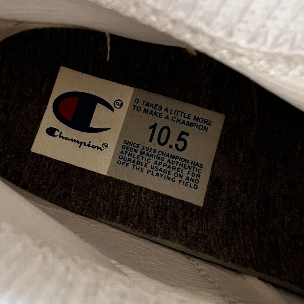 Champion XG Pro White Black High-Top Sneakers Mens Size 10.5M Sock Style - Picture 9 of 9
